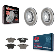 Charger l'image dans la galerie, Front Coat Brake Rotors Ceramic Pad Kit For Volvo S60 XC70 S80 V60 Cross Country