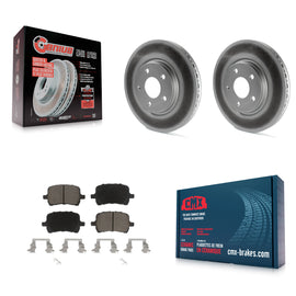 Front Coat Brake Rotor Ceramic Pad Kit For Chevrolet Malibu Pontiac G6 Cobalt G5