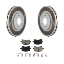 Charger l&#39;image dans la galerie, Front Coated Disc Brake Rotors And Ceramic Pads Kit For Chevrolet Malibu