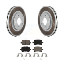 Charger l&#39;image dans la galerie, Front Coated Disc Brake Rotors &amp; Ceramic Pad Kit For Chevrolet Malibu Pontiac G6