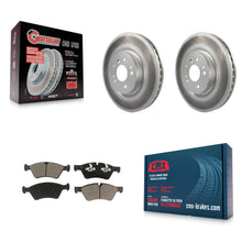 Charger l'image dans la galerie, Front Coat Brake Rotors Ceramic Pad Kit For Mercedes-Benz ML350 R350 ML500 ML320
