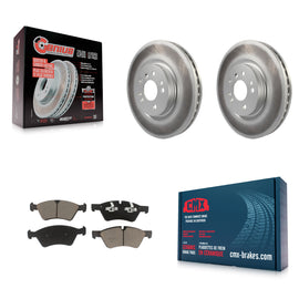 Front Coat Brake Rotors Ceramic Pad Kit For Mercedes-Benz ML350 R350 ML500 ML320