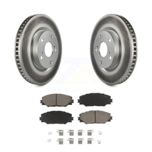 Load image into Gallery viewer, Front Coated Brake Rotor Ceramic Pad Kit For Toyota RAV4 Scion tC Matrix Pontiac