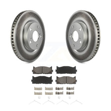 Charger l&#39;image dans la galerie, Front Coat Disc Brake Rotors Ceramic Pad Kit For Toyota Camry Lexus ES350 Avalon