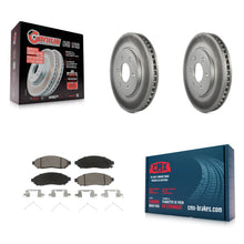 Load image into Gallery viewer, Front Coated Brake Rotor Ceramic Pad Kit For Nissan Frontier Suzuki Equator 2.5L