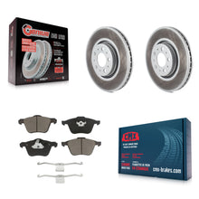 Load image into Gallery viewer, Front Coat Brake Rotors Ceramic Pad Kit For Volvo XC90 With 316mm Diameter Rotor