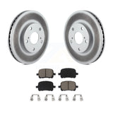 Front Coat Disc Brake Rotors Ceramic Pad Kit For Toyota Camry Avalon Lexus ES300