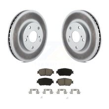 Charger l&#39;image dans la galerie, Front Coated Disc Brake Rotors And Ceramic Pads Kit For Toyota Camry