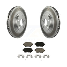 Charger l&#39;image dans la galerie, Front Coated Disc Brake Rotors And Ceramic Pads Kit For Toyota Camry