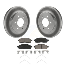 Charger l&#39;image dans la galerie, Front Coated Disc Brake Rotor Ceramic Pad Kit For Ford F-150 Lincoln Mark LT 4WD