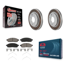 Load image into Gallery viewer, Front Coated Disc Brake Rotor Ceramic Pad Kit For Ford F-150 Lincoln Mark LT 4WD