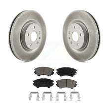 Charger l&#39;image dans la galerie, Front Coated Disc Brake Rotors &amp; Ceramic Pad Kit For 2011-2017 Chevrolet Caprice