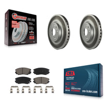 Charger l'image dans la galerie, Front Coat Brake Rotors Ceramic Pad Kit For Chevrolet Equinox GMC Terrain Malibu