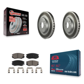 Front Coat Brake Rotors Ceramic Pad Kit For Chevrolet Equinox GMC Terrain Malibu