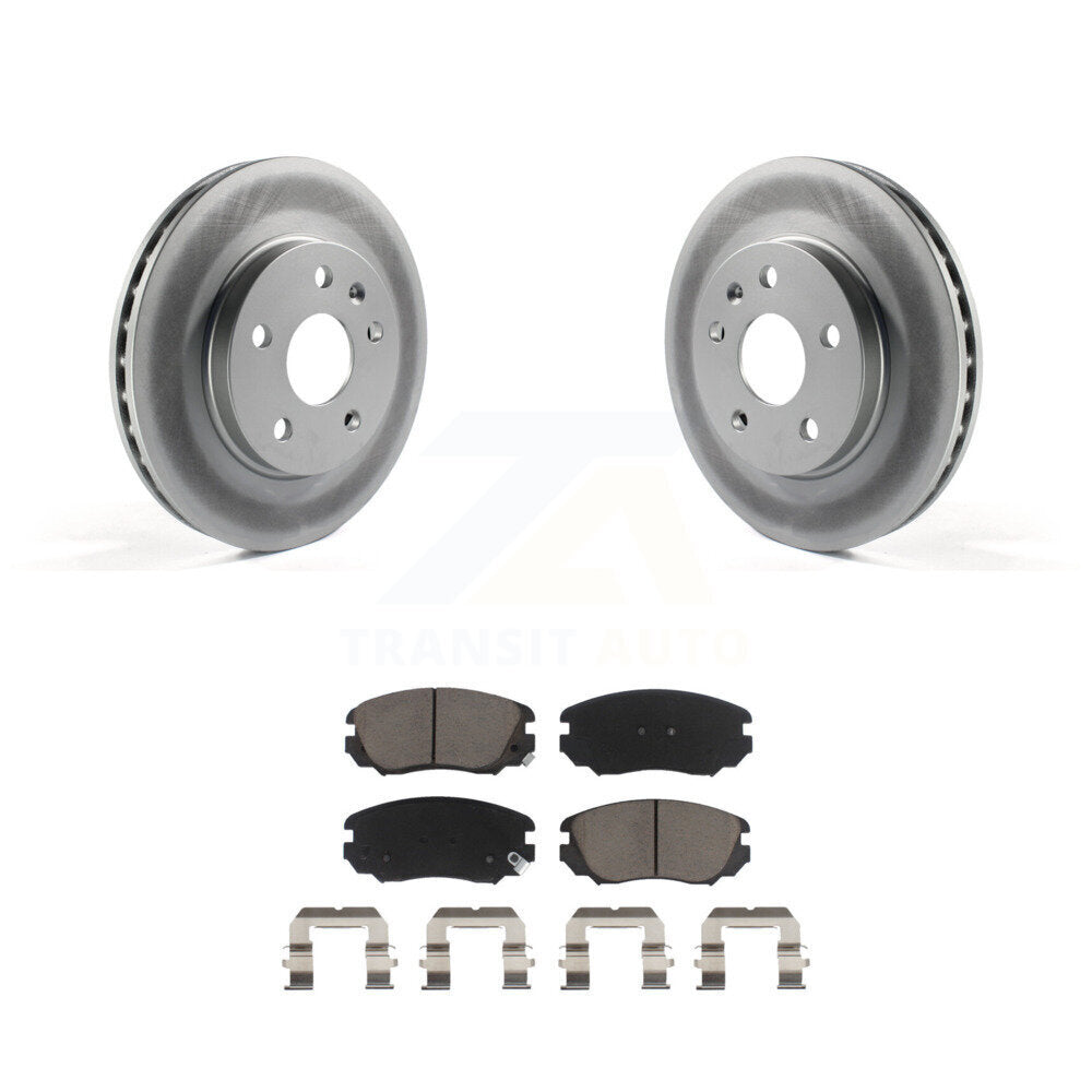 Front Coat Brake Rotor Ceramic Pad Kit For Chevrolet Malibu Buick LaCrosse Regal