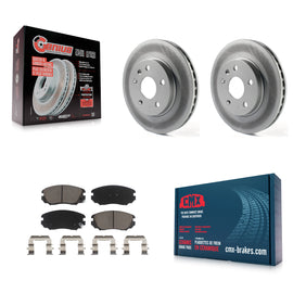 Front Coat Brake Rotor Ceramic Pad Kit For Chevrolet Malibu Buick LaCrosse Regal