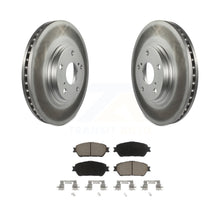 Charger l&#39;image dans la galerie, Front Coated Disc Brake Rotors And Ceramic Pads Kit For 2004-2006 Lexus ES330