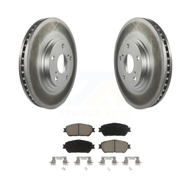[Front] 2004-2006 Lexus ES330 Premium Coated Rotors & Ceramic Pads Brake Kit For Max Braking