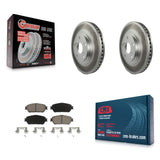 [Front] 2004-2006 Lexus ES330 Premium Coated Rotors & Ceramic Pads Brake Kit For Max Braking