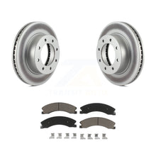 Charger l&#39;image dans la galerie, Front Coat Brake Rotor Ceramic Pad Kit For 2012-2021 Nissan NV2500 NV3500 NV1500