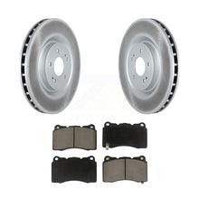 Load image into Gallery viewer, Front Coated Disc Brake Rotors And Ceramic Pads Kit For Mitsubishi Lancer