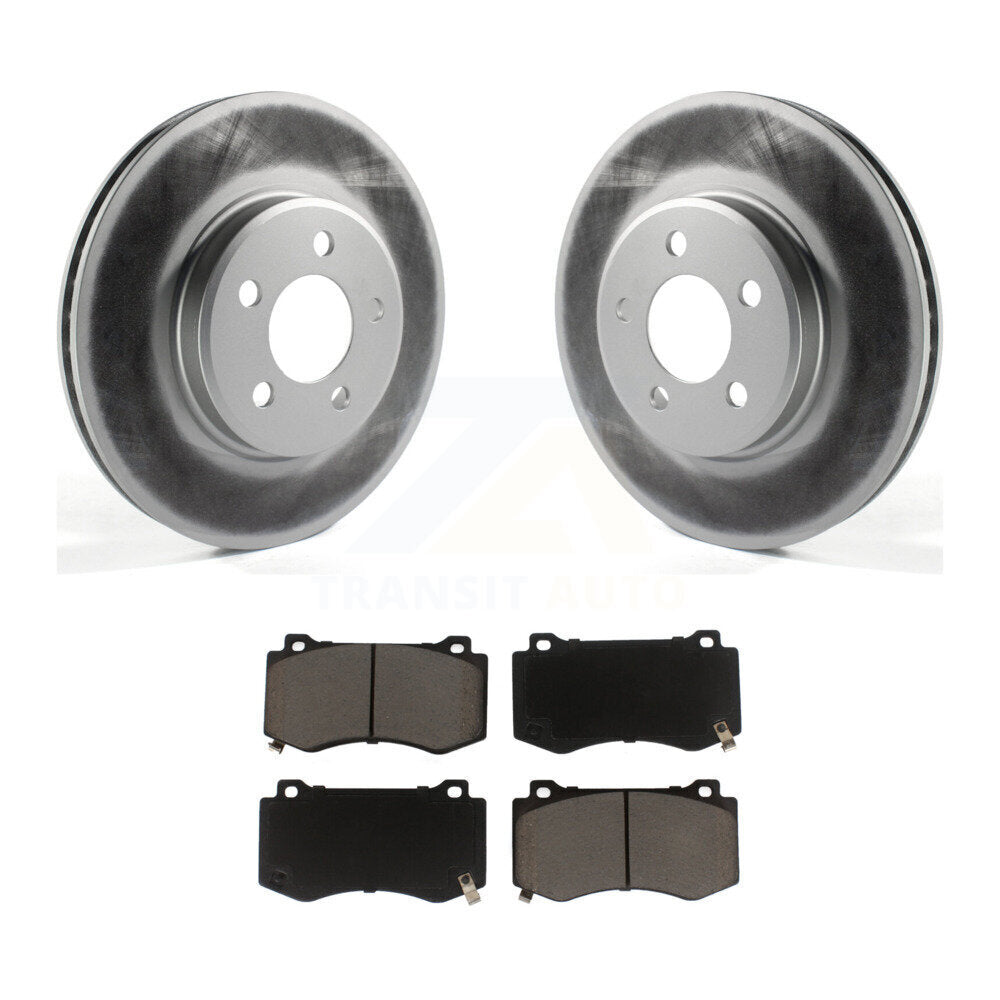 Front Coat Brake Rotor Ceramic Pad Kit For 2019 Dodge Charger With Brembo Brakes