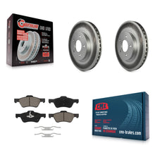 Load image into Gallery viewer, Front Coated Disc Brake Rotors &amp; Ceramic Pad Kit For Ford Escape Mercury Mariner