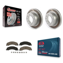 Front Coat Brake Rotor Ceramic Pad Kit For Ram 5500 Dodge Sterling Truck 4500 45