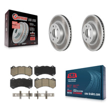 Load image into Gallery viewer, [Front] 2017 Cadillac ATS V Premium Coated Rotors &amp; Ceramic Pads Brake Kit For Max Braking