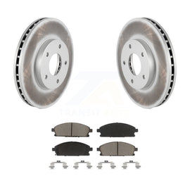 [Front] 2004-2006 Nissan X-Trail Premium Coated Rotors & Ceramic Pads Brake Kit For Max Braking