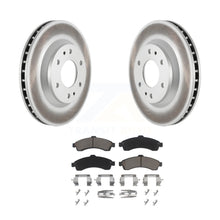 Load image into Gallery viewer, Front Coat Brake Rotor Ceramic Pad Kit For Chevrolet Trailblazer GMC Envoy Buick