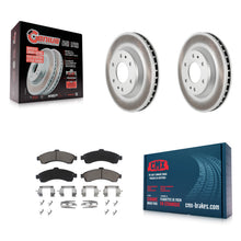 Charger l'image dans la galerie, Front Coat Brake Rotor Ceramic Pad Kit For Chevrolet Trailblazer GMC Envoy Buick