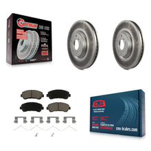Load image into Gallery viewer, Front Coated Disc Brake Rotors And Ceramic Pads Kit For Nissan Maxima