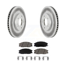 Charger l&#39;image dans la galerie, Front Coated Disc Brake Rotors And Ceramic Pads Kit For Hyundai Santa Fe