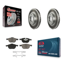 Load image into Gallery viewer, Front Coated Disc Brake Rotors And Ceramic Pads Kit For Mazda 3 Sport