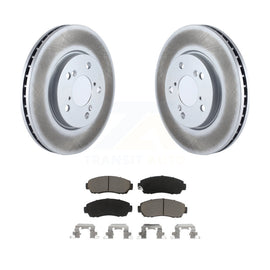 [Front] 2005-2010 Honda Odyssey Premium Coated Rotors & Ceramic Pads Brake Kit For Max Braking