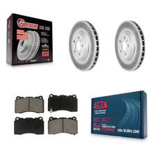 Load image into Gallery viewer, Front Coated Disc Brake Rotors And Ceramic Pads Kit For Buick Regal Pontiac G8