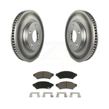 Charger l&#39;image dans la galerie, Front Coated Brake Rotor &amp; Ceramic Pad Kit For Pontiac Grand Prix Buick LaCrosse