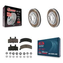 Load image into Gallery viewer, Front Coat Brake Rotor Ceramic Pad Kit For Cadillac DeVille Fleetwood 60 Special