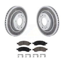 Charger l&#39;image dans la galerie, Front Coat Brake Rotor Ceramic Pad Kit For Chevrolet Trailblazer GMC Envoy Buick