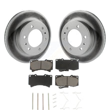 Charger l&#39;image dans la galerie, Front Coated Disc Brake Rotors And Ceramic Pads Kit For Hummer H3 H3T