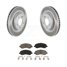 Load image into Gallery viewer, Front Coated Disc Brake Rotors And Ceramic Pad Kit For Mitsubishi Galant Eclipse