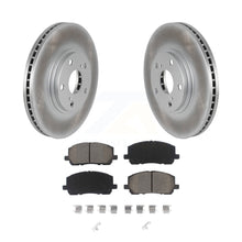 Charger l&#39;image dans la galerie, Front Coated Disc Brake Rotors And Ceramic Pads Kit For Toyota Highlander