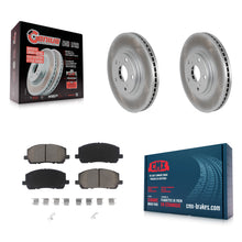 Charger l'image dans la galerie, Front Coated Disc Brake Rotors And Ceramic Pads Kit For Toyota Highlander