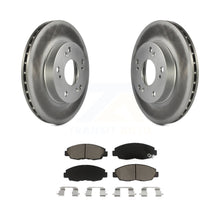 Charger l&#39;image dans la galerie, Front Coated Disc Brake Rotors And Ceramic Pads Kit For Honda Civic