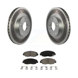 [Front] 2011 Honda Civic GX Premium Coated Rotors & Ceramic Pads Brake Kit For Max Braking