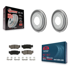 Front Coat Disc Brake Rotors Ceramic Pad Kit For Chevrolet Tracker Suzuki Vitara