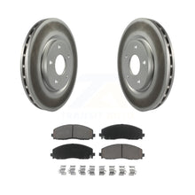 Charger l&#39;image dans la galerie, Front Coat Brake Rotors Ceramic Pad Kit For Dodge Grand Caravan Chrysler Journey