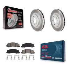 Charger l'image dans la galerie, Front Coat Brake Rotors Ceramic Pad Kit For Chevrolet Impala Buick Lucerne Monte