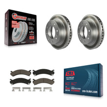 Charger l'image dans la galerie, Front Coat Brake Rotors Ceramic Pad Kit For Chevrolet Silverado 2500 HD GMC 3500